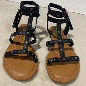 Zodiac Womens Yvon Studded Gladiator Sandal 8.5 M